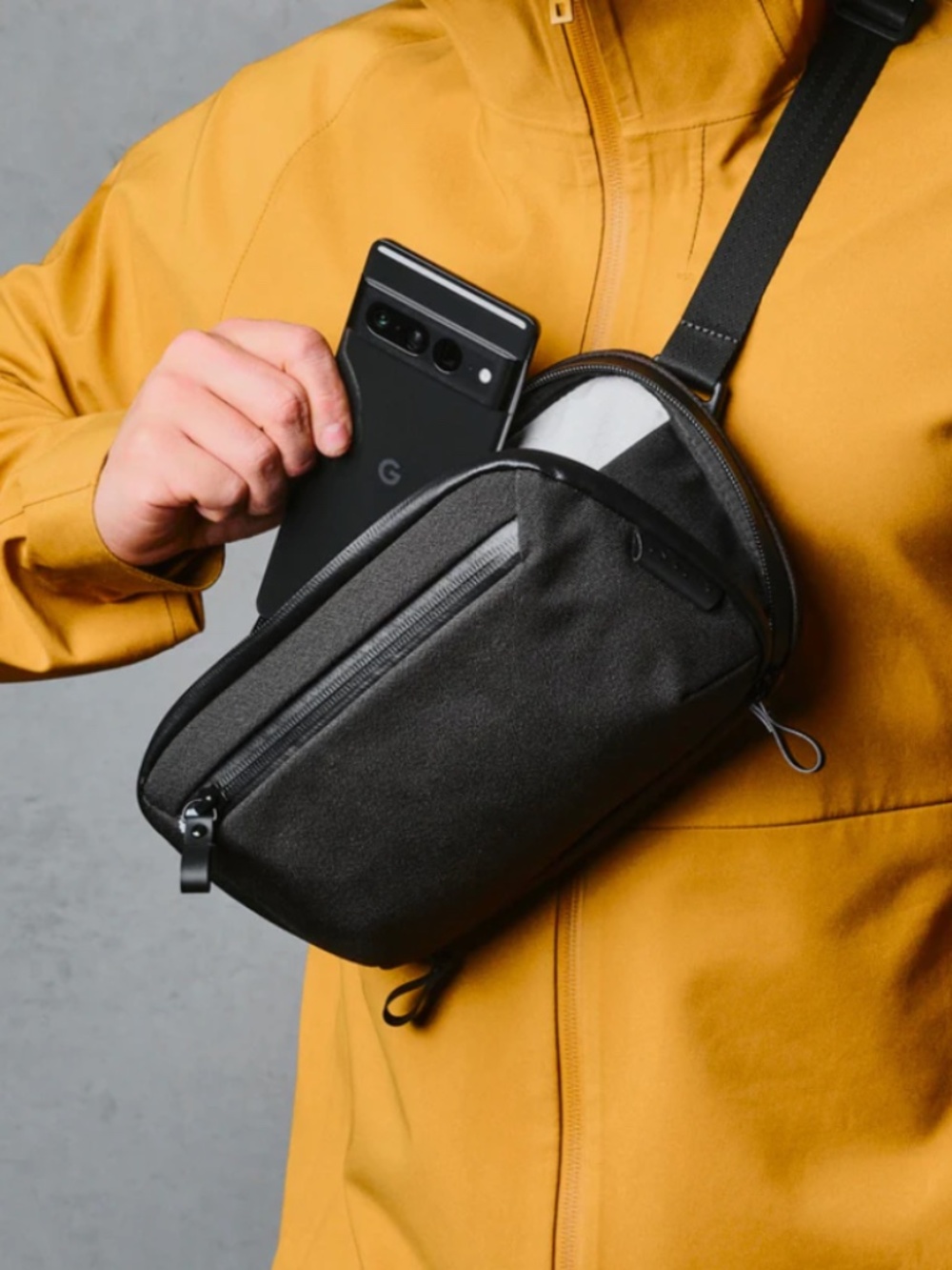 Alpaka Elements Tech Case Mini Black & Orange | Travel Bag | Toiletry Bag